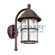 EGLO 90184 Kültéri fali 1x60W E27 antik barna IP23 San Telmo kültéri világítás