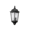 EGLO 93459 Kültéri fali E27 1x60W 29*43*13cm alumínium öntvény fekete, átlátszó üveg IP44 Navedo