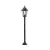 EGLO 93463 Kültéri álló E27 1x60W m:120cm d:23cm alumínium öntvény fekete, átlátszó üveg IP44 Navedo