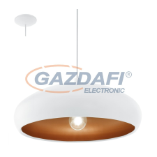 EGLO 94606 Függeszték E27 60W 40cm fehér/réz Mogano1 világítás