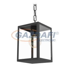 EGLO 94788 Kültéri függeszték E27 1x60W fekete/üveg Alamonte1 kültéri világítás