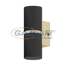 EGLO 95364 LED fali GU10 2x3,3W fekete/arany Passa világítás