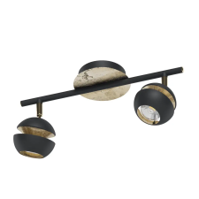 EGLO 95483 LED fali/ mennyezeti GU10 2x3,3W fekete/arany Nocito világítás