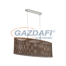EGLO 96201 Függeszték E27 2x60W 77cm sötétbarna Sendero világítás