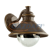 EGLO 96262 Kültéri fali E27 1x40W IP44 barna/vörösréz Albacete kültéri világítás