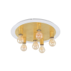 EGLO 97493 - LED Menyezeti lámpa PASSANO 6xE27/4W/230V arany