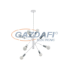 EGLO 98017 függeszték E27 8x60W fehér/króm Gradoli