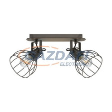 EGLO 98135 Fali/mennyezeti lámpa E27 2x40W ezüst/barna Sambatello világítás