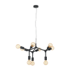 EGLO 98346 Függeszték E27 9x60W fekete Bocadella