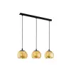 EGLO 98525 függeszték E27 3x40W fekete/arany Albaraccin