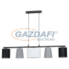 EGLO 98588 függeszték E14 5x25W fekete/szürke/fehete Almeida1