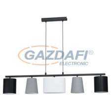 EGLO 98588 függeszték E14 5x25W fekete/szürke/fehete Almeida1 világítás
