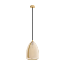 EGLO 98647 Függeszték E27 1x40W 30cm csiszolt réz/borostyán Alobrase világítás