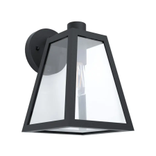 EGLO 98719 kültéri fali lámpa E27 1x60W IP44 fekete/átlátszó Mirandola kültéri világítás
