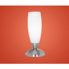 EGLO Asztali lámpa 1x40W E14 mag:22cm matt nikkel/fehér Slim 82305 Eglo világítás