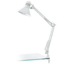 EGLO Asztali lámpa, 40 W, "Firmo", fehér elemlámpa