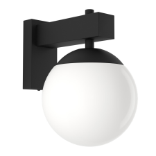 EGLO Bufalata fekete-fehér kültéri fali lámpa (EG-900669) E27 1 izzós IP44 kültéri világítás