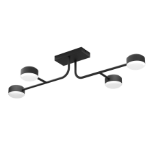 EGLO CLAVELLINA fekete-fehér LED mennyezeti lámpa (EG-900351) LED 1 izzós IP20 világítás