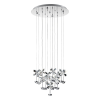 EGLO Eglo Pianopoli 93662 kristály függeszték, 15x2,5W LED, 3000K, 15x270 lm