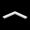 EGLO Eglo RECESSED PROFILE 1 98979 9mm-es süllyesztett, sarok összekötő LED profil opál diffúzorral