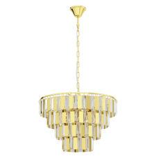 EGLO ERSEKA sárgaréz kristály függesztett lámpa (EG-99097) E14 7 izzós IP20 világítás