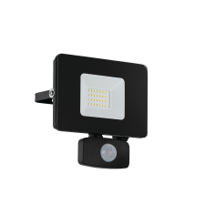 EGLO Faedo 3 fekete-átlátszó LED mozgásérzékelős kültéri fali lámpa (EGL-97461) LED 1 izzós IP44 kültéri világítás