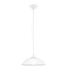 EGLO Függeszték E27 60W fehér csíkos Vetro világítás