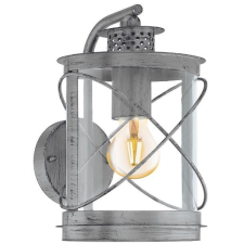 EGLO HILBRUN kültéri  fali lámpatest  E27 1x60W IP44 antik ezüst kültéri világítás