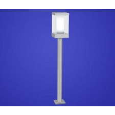 EGLO Kültéri álló lámpa E27 1x60W mag:110cm ezüst, szögletes külső bura/henger belső bura Downtown 88771 Eglo kültéri világítás