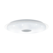EGLO LANCIANO fehér-átlátszó-fehér-ezüst LED mennyezeti lámpa (EG-97737) LED 1 izzós IP20 világítás