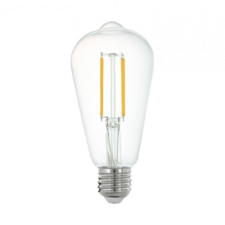 EGLO LED lámpa , égő , izzószálas hatás , filament , E27 , Edison , ST64 , 6W , meleg fehér ,... izzó
