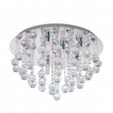 EGLO LED lámpa , mennyezeti , 8 x 3W , 50 cm , meleg fehér , ezüst , kristály , IP44 , EGLO ,... világítás