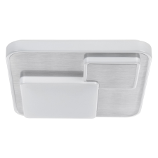 EGLO LED mennyezeti lámpa csiszolt aluminium/fehér 19,5W világítás