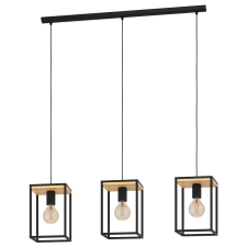 EGLO LIBERTAD FÜGGESZTÉK E27 3X40W IP20 88X18X110CM FA-FEKETE világítás