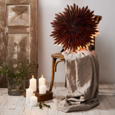 EGLO Magyarország Kft. Karácsonyi dekor függeszték barna színben, 50 cm (Ice) karácsonyi dekoráció