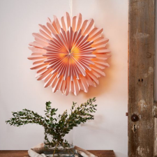 EGLO Magyarország Kft. Karácsonyi dekor függeszték, rózsaszín, 50 cm (Crystal) karácsonyi dekoráció