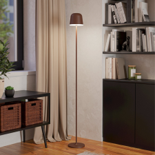 EGLO Magyarország Kft. Kültéri érintőkapcsolóval szabályozható LED állólámpa, 140 cm - Mannera-L Eglo 901751, 440 lm, 2400/3000/4000K, 4,3 W, , IP54, 3,7 V kültéri világítás