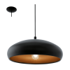 EGLO MOGANO 1 fekete függesztett lámpa (EG-94605) E27 1 izzós