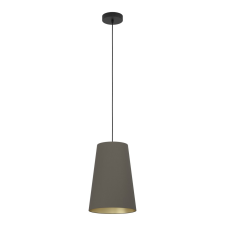 EGLO Petrosa fekete-cappuccino függesztett lámpa (EGL-390195) E27 1 izzós IP20 világítás