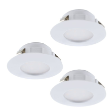 EGLO Pineda LED beépíthető kerek 3x6W 7,8cm fehér fix világítás