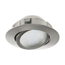 EGLO Pineda LED beépíthető kerek 6W 8,4cm mnikkel világítás