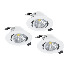 EGLO Saliceto 33391 süllyesztett lámpa, 3x6W LED, 4000K, 1350 lm világítás