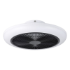 EGLO Sayulita 1 fehér-fekete LED mennyezeti ventilátoros lámpa (EG-35234) LED 1 izzós IP20