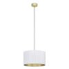 EGLO Tamaresco fehér-sárgaréz függesztett lámpa (EGL-39765) E27 1 izzós IP20