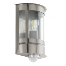 EGLO TRIBANO Kültéri fali lámpates E27 1x60W IP44 szenzoros nemesacél kültéri világítás