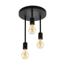 EGLO WILMCOTE MENNYEZETI LÁMPA E27 3X60W FEKETE világítás