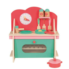 EGMONT TOYS mini gyerekkonyha, fa konyhakészlet