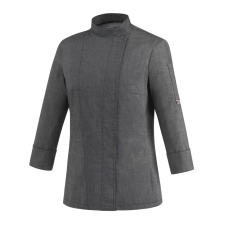 egochef Női szakácskabát- GREY MIX munkaruha