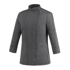 egochef Női szakácskabát- GREY MIX munkaruha