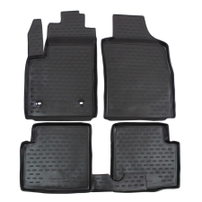 EgriAuto Egri Auto Premium 3D gumiszőnyeg patenttal Fiat 500 2008- autószőnyeg